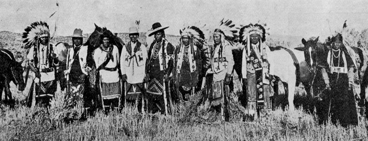 Warm Springs Indians in Prineville 1915
